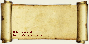 Hana Obrenović vizit kartica